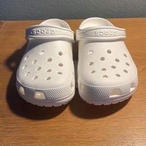 SOLD white crocs classic clogs